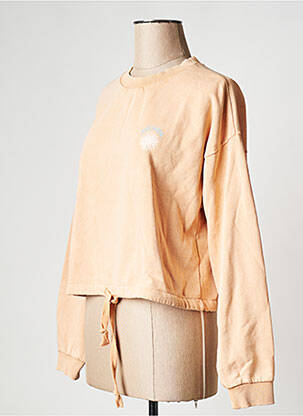 Sweat-shirt col rond orange ROXY femme