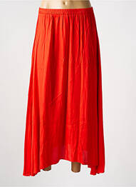 Jupe longue rouge GRACE & MILA femme