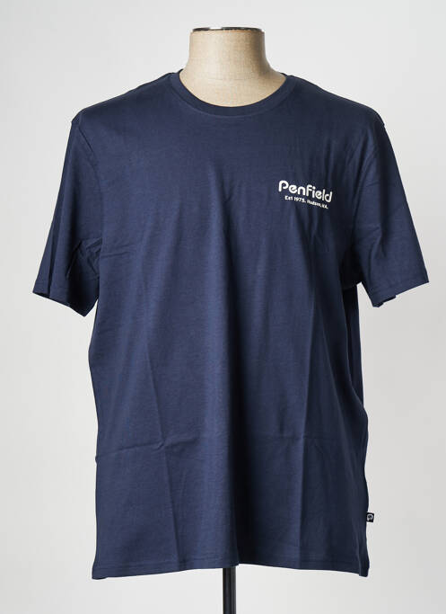 T-shirt bleu PENFIELD pour homme