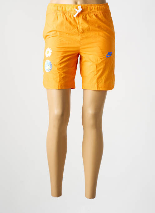 Short orange NIKE pour garçon