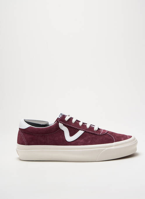 Baskets rouge VANS pour homme