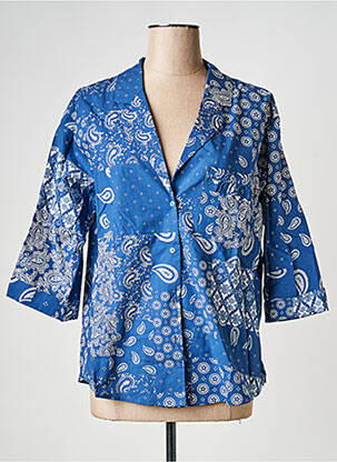 Chemisier bleu GRACE & MILA femme