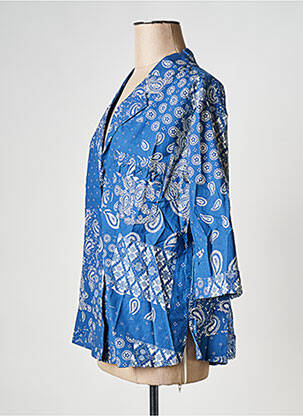 Chemisier bleu GRACE & MILA femme