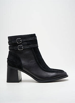 Bottines/boots bout rond bout rond noir KARSTON femme