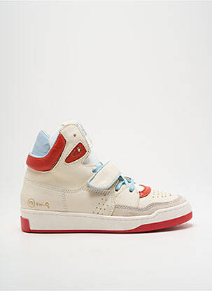 Baskets bout rond bout rond blanc MJUS femme