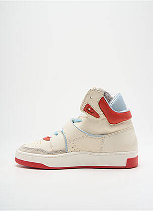 Baskets bout rond bout rond blanc MJUS femme