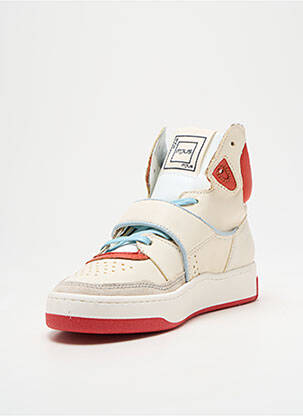 Baskets bout rond bout rond blanc MJUS femme