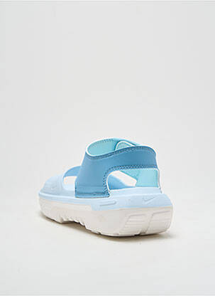 Baskets bout ouvert bleu NIKE homme