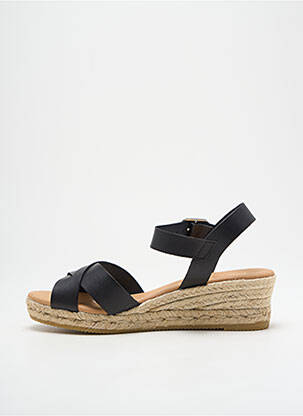 Espadrilles fermeture boucle(s) talon de 4 à 6cm noir GEORGIA ROSE femme