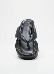 Tongs noir DUNE LONDON pour femme seconde vue