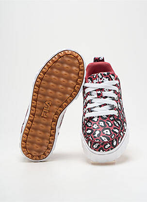 Baskets fermeture zippée bout rond multicolore FILA fille