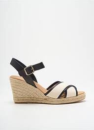 Sandales/nu pieds talon compensé talon de 7 à 9cm beige GEORGIA ROSE femme