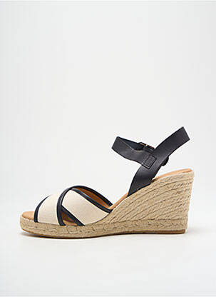 Sandales/nu pieds talon compensé talon de 7 à 9cm beige GEORGIA ROSE femme