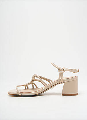 Sandales/nu pieds fermeture boucle(s) talon de 4 à 6cm beige GEORGIA ROSE femme