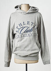 Sweat-shirt à capuche gris JACK & JONES pour homme seconde vue