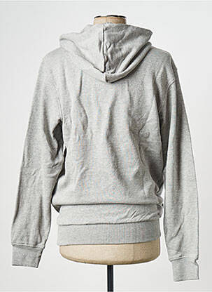 Sweat-shirt à capuche col rond gris JACK & JONES homme
