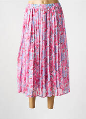 Jupe mi-longue bleu GRACE & MILA pour femme seconde vue