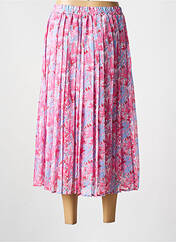 Jupe mi-longue bleu GRACE & MILA pour femme seconde vue