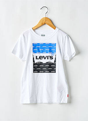 T-shirt col rond blanc LEVI'S garçon