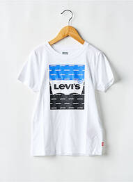 T-shirt col rond blanc LEVIS garcon
