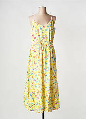 Robe mi-longue jaune EKYOG pour femme seconde vue