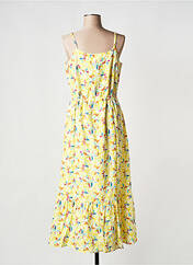 Robe mi-longue jaune EKYOG pour femme seconde vue