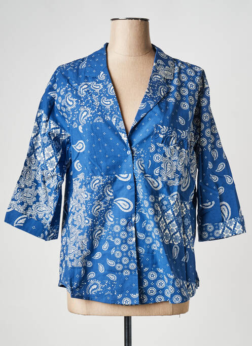 Chemisier bleu GRACE & MILA femme