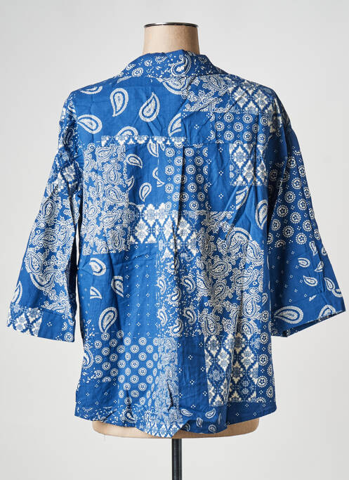 Chemisier bleu GRACE & MILA femme