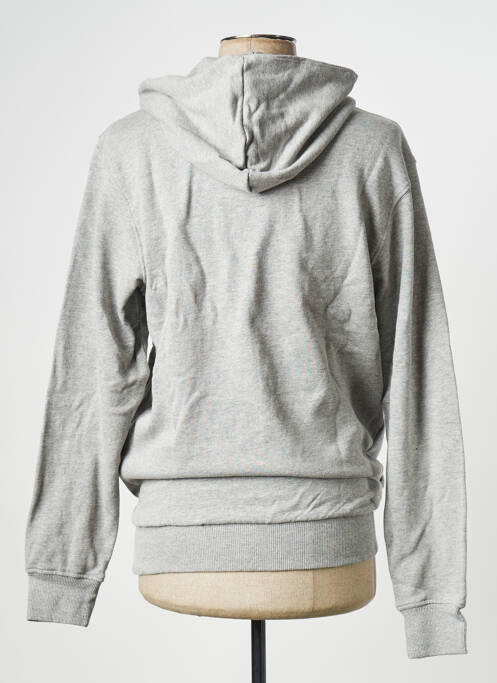 Sweat-shirt à capuche gris JACK & JONES pour homme