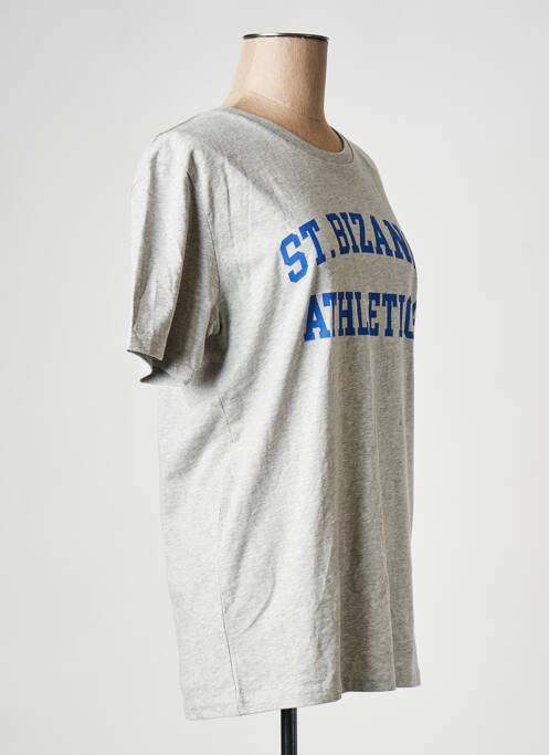 T-shirt gris BIZANCE pour femme