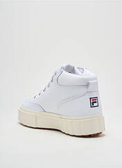 Baskets blanc FILA pour femme seconde vue