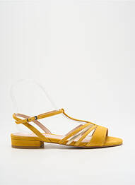 Sandales/nu pieds fermeture boucle(s) bout ouvert jaune GEORGIA ROSE femme