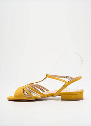Sandales/nu pieds fermeture boucle(s) bout ouvert jaune GEORGIA ROSE femme