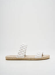 Sandales/nu pieds fermeture boucle(s) bout ouvert blanc LA MAISON DE L'ESPADRILLE femme