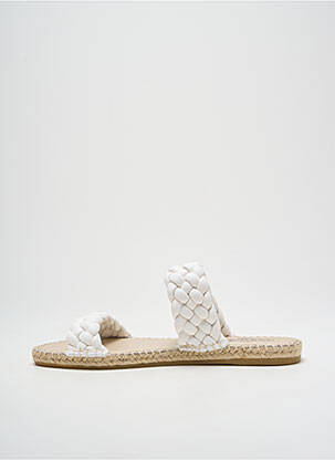 Sandales/nu pieds fermeture boucle(s) bout ouvert blanc LA MAISON DE L'ESPADRILLE femme