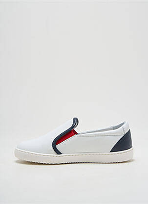 Slip ons bout rond bout rond blanc CENDRY garçon