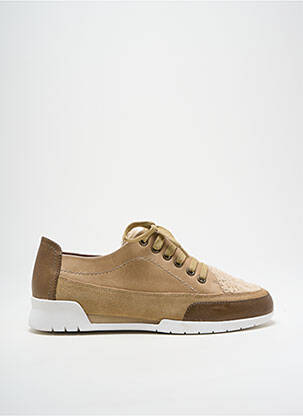 Baskets talon compensé talon compensé beige KARSTON femme