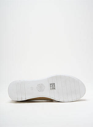 Baskets talon compensé talon compensé beige KARSTON femme