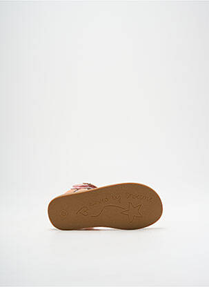 Sandales/nu pieds fermeture boucle(s) bout ouvert orange SHOESME fille