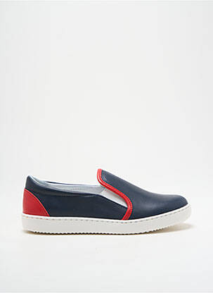 Slip ons bout rond bout rond bleu CENDRY garçon