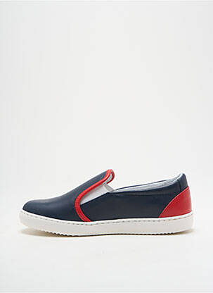 Slip ons bout rond bout rond bleu CENDRY garçon