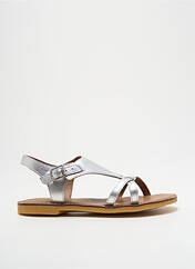Sandales/Nu pieds argent ADOLIE pour fille seconde vue