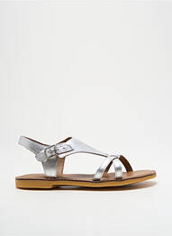 Sandales/nu pieds fermeture boucle(s) bout ouvert argent ADOLIE fille