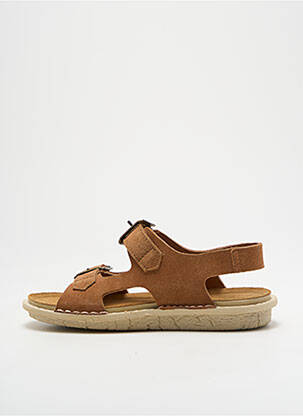 Sandales/nu pieds fermeture boucle(s) bout ouvert marron EL NATURALISTA fille