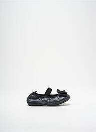 Ballerines fermeture elastique bout rond gris GEOX fille