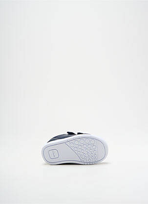 Baskets fermeture lacets bout rond bleu CLARKS garçon