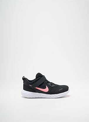 Baskets bout rond bout rond noir NIKE enfant