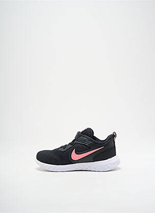 Baskets bout rond bout rond noir NIKE enfant