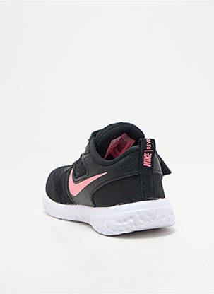 Baskets bout rond bout rond noir NIKE enfant