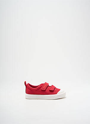 Baskets bout rond bout rond rouge CLARKS enfant
